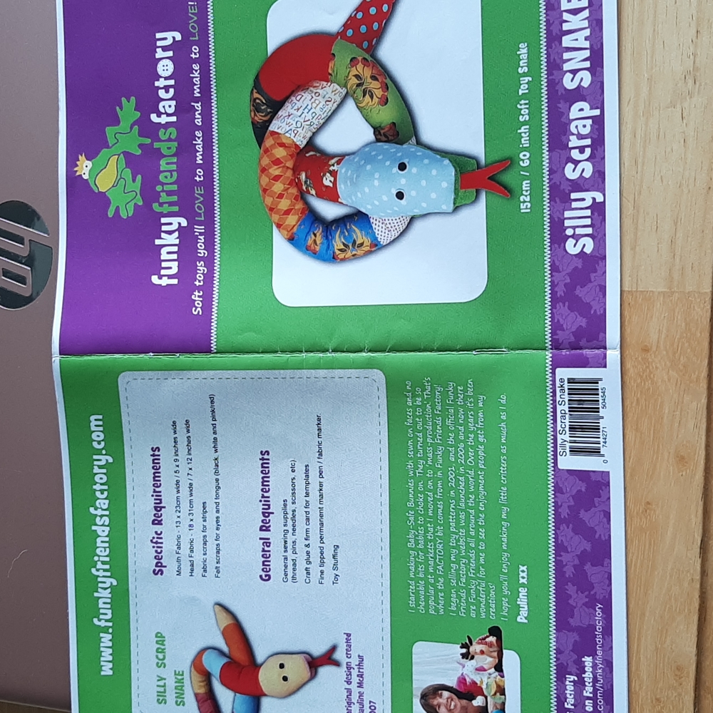 Craft sewing pattern